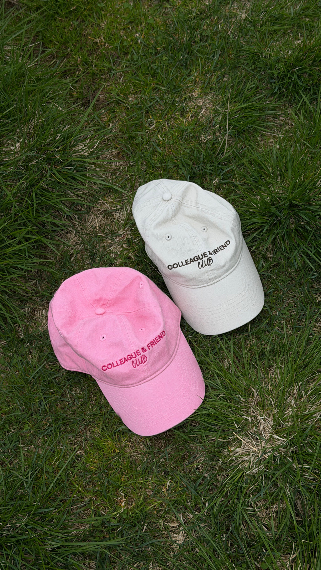 Colleague & Friend Club Caps Light Pink